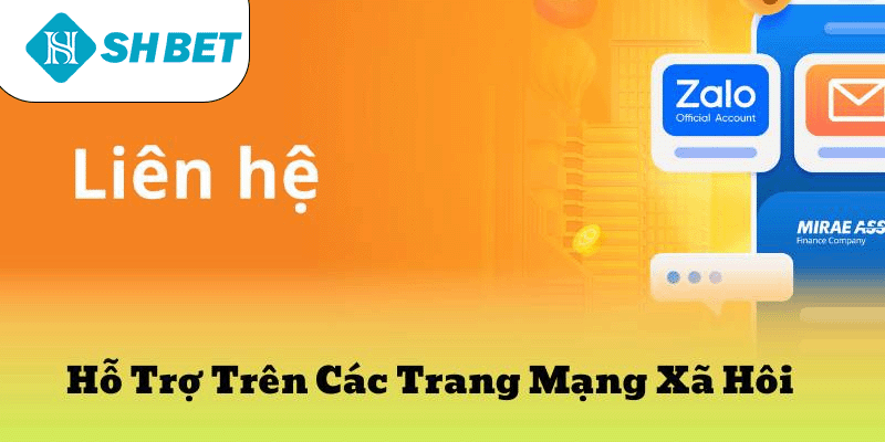 Hỗ Trợ Trên Các Trang Mạng Xã Hôi